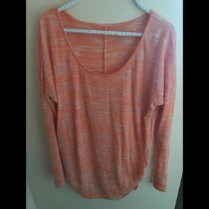 🌸Maurice’s White and Orange Shirt